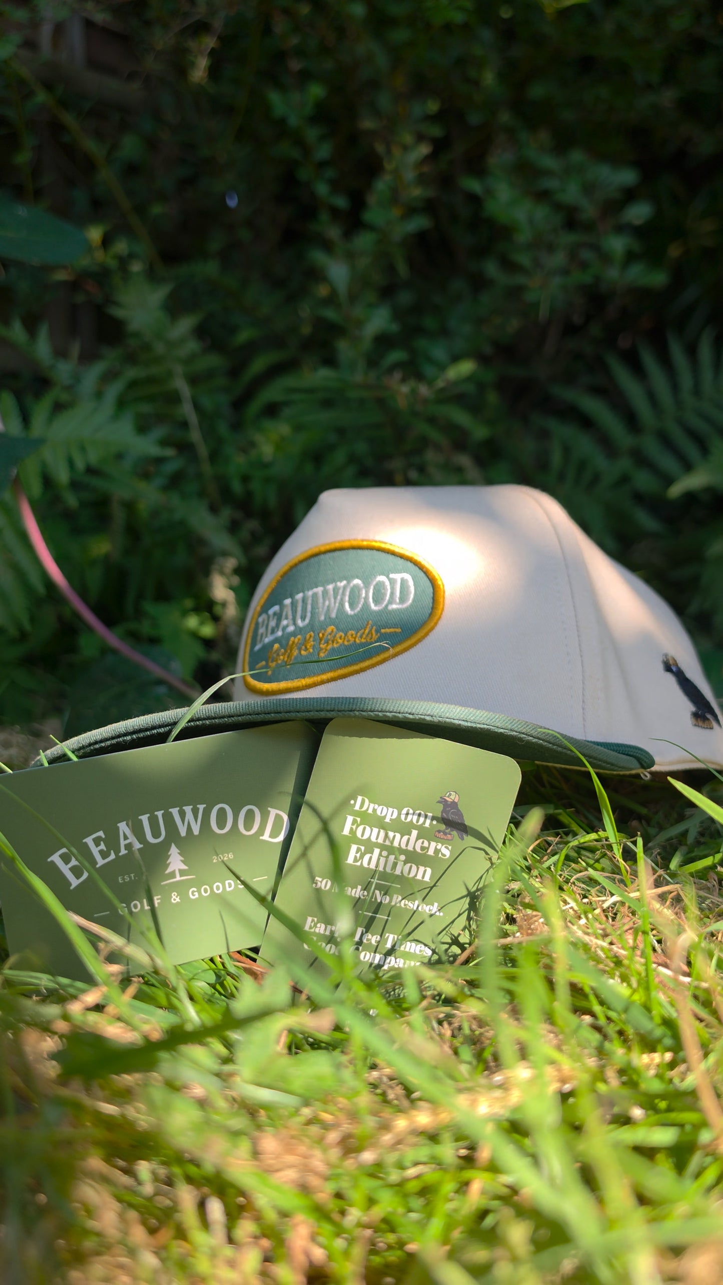 Beauwood Drop 001 — The Founders Edition Cap